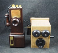 2 Vintage Dial Telephone Bank & Pencil Sharpener