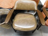 3 retro office chairs