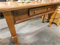 pine sofa table, 18x47x29h