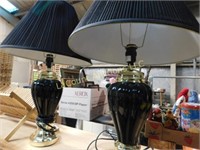 2 table lamps, 26"