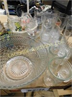 misc glassware, large bowl glasses