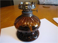 Vintage Oil Lamp Made in Hong Kong