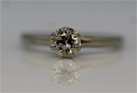 18k White Gold Diamond Lady's Engagement Ring