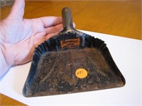 Small Vintage Dustpan with Advertising