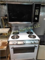 gas range, convection upper oven