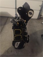 Set of night virage oversize golf clubs