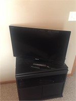 32 inch Sony TV with Blu-ray player