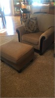 Chair and ottoman