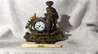 1700's Era Metal Fisherman Clock