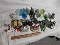 Group of Glass Figurines & Decor