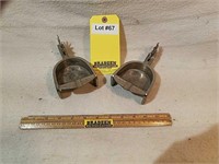 Pair of Spur Ash Trays