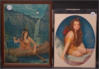 INDIAN & FAIRY LITHOGRAPHS (2)