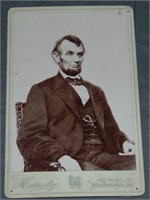 Abraham Lincoln Cabinet Card.