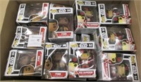 Box Lot of Approx 36 Star Wars Pop Vinyl Figures