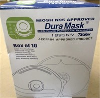 Box of 10 DuraMask 1895N/V Dust Masks