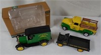 Lot of 3 JD Truck/banks