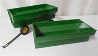 (2) 1/16 JD Wagon Boxes