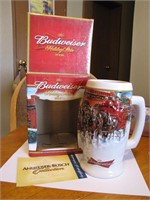 2006 Budwesier Holiday Stein with Box
