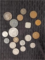 Miscellaneous coins (some foreign)