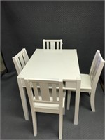 Childrens 4 Table And Chair Set