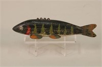 Early 6.5" Fish Spearing Decoy by Unknown Carver,
