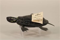 Dave Kober 6" Painted Turtle Fish Spearing Decoy,