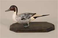 Miniature Pintail Drake Duck Decoy by Unknown