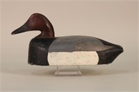 Guy Lukeman Canvasback Drake Duck Decoy, Pekin,