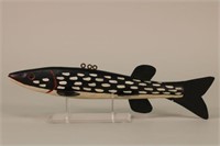 Mike Maxson 13" Pike Fish Spearing Decoy,