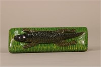 Carl Christiansen Relief Carved Alligator,