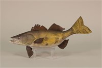 Dave Kober 13.5" Walleye Fish Spearing Decoy,