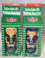 2-COLLECTIBLE NFL NODDERS ! JETS / GIANTS !