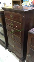 Tall 7 drawer lingerie dresser, with column front