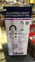 Adjustable height bathtub safety rail by Drive,