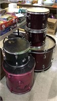 5 drums, 3 brands, PDP, pulse percussion, Aemo,