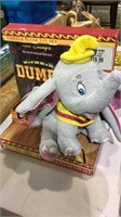 Walt Disney Dumbo VHS video and plush toy set in