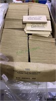2 boxes of $10 halves coin paper  rolls, C& S