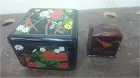 (2) Japanese  Vanity Boxes