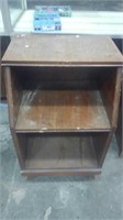 Vintage Wooden 2 Shelf Side Table