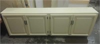 Off white 4 door lower cabinet 29x83x13