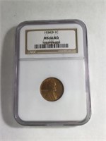 1936D 1 CENT LINCOLN PENNY MS66 RD