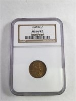 1940 1 CENT LINCOLN PENNY MS66 RD