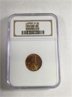 1939S 1 CENT LINCOLN PENNY MS66 RD
