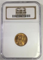 1941 1 CENT LINCOLN PENNY MS66 RD