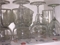 Crystal glassware, plates