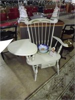 Tole Painted Ethan Allen Writer'S Chair W/ Under S