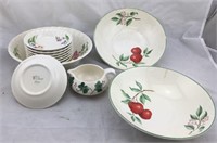 Berry Bowl Set, 2 Vintage Serving Bowls, Small