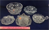 Crystal & Pressed Glass Dishes