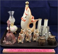 Fenton Bell and Oriental Sake Set and More