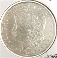 1882-S MORGAN SILVER DOLLAR COIN STRONG GRADE